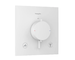 Hansgrohe Ecostat Comfort E - Termostatická baterie pod omítku, pro 2 spotřebiče, matná bílá 33711700