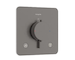 Hansgrohe Ecostat Comfort Q - Termostatická baterie pod omítku, pro 2 spotřebiče, kartáčovaný černý chrom 33713340