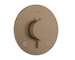 Hansgrohe Ecostat Comfort S - Termostatická baterie pod omítku, pro 2 spotřebiče, kartáčovaný bronz 33715140