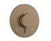 Hansgrohe Ecostat Comfort S - Termostatická baterie pod omítku, pro 2 spotřebiče, kartáčovaný bronz 33718140
