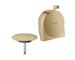 Hansgrohe Exafill S - Vrchní sada vanového výtoku, kartáčovaný bronz 58117140