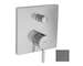 Hansgrohe Finoris - Baterie pod omítku, pro 2 spotřebiče, kartáčovaný černý chrom 76415340