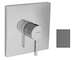 Hansgrohe Finoris - Sprchová baterie pod omítku, kartáčovaný černý chrom 76615340