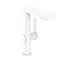 Hansgrohe Finoris - Umyvadlová baterie 230, s výpustí Push-Open a výsuvnou sprškou, EcoSmart, matná bílá 76063700