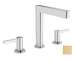 Hansgrohe Finoris - Umyvadlová baterie, s výpustí Push-Open, 3-otvorová instalace, EcoSmart, kartáčovaný bronz 76034140