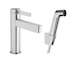 Hansgrohe Finoris - Umyvadlová baterie s výpustí Push-Open a bidetovou sprškou, EcoSmart, chrom 76210000