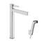 Hansgrohe Finoris - Umyvadlová baterie s výpustí Push-Open a bidetovou sprškou, EcoSmart, chrom 76220000