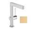 Hansgrohe Finoris - Umyvadlová baterie, s výpustí Push-Open a otočným výtokem, kartáčovaný bronz 76060140