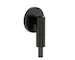 Hansgrohe FixFit Fine S - Nástěnné kolínko, kartáčovaný černý chrom 28882340