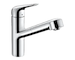 Hansgrohe Focus M42 - Dřezová baterie M427-H150 s výsuvnou sprškou, chrom 71814000