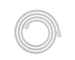 Hansgrohe Hadice - Sprchová hadice, 200 cm, matná bílá 28230700