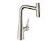 Hansgrohe M71 - Dřezová baterie M7117-H240 s výsuvnou sprškou, sBOX, vzhled nerezu 73817800
