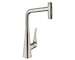 Hansgrohe M71 - Dřezová baterie M7117-H320 s výsuvnou sprškou, sBOX, vzhled nerezu 73816800