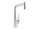 Hansgrohe Metris New - Dřezová baterie s výsuvnou sprškou, chrom 14820000