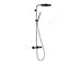 Hansgrohe Pulsify S Puro - Sprchový set s termostatem, průměr 26 cm, 1 proud, matná černá 24222670