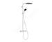 Hansgrohe Pulsify S Puro - Sprchový set s termostatem, průměr 26 cm, 3 proudy, EcoSmart, matná bílá 24237700