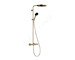 Hansgrohe Pulsify S Puro - Sprchový set s termostatem, průměr 26 cm, 3 proudy, kartáčovaný bronz 24236140