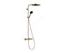 Hansgrohe Pulsify S Puro - Sprchový set s termostatem, průměr 26 cm, 3 proudy, kartáčovaný bronz 24237140