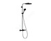 Hansgrohe Pulsify S Puro - Sprchový set s termostatem, průměr 26 cm, 3 proudy, matná černá 24236670