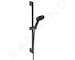 Hansgrohe Pulsify Select - Set sprchové hlavice, 3 proudy, EcoSmart, tyče 67 cm a hadice, matná černá 24161670