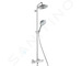 Hansgrohe Raindance S - Sprchový set Showerpipe 240 s termostatem, 3 proudy,  EcoSmart 9 l/min, chrom 27116000
