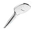 Hansgrohe Raindance Select E - Sprchová hlavice 120, 3 proudy, EcoSmart 9 l/min, bílá/chrom 26521400