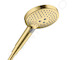 Hansgrohe Raindance Select S - Sprchová hlavice 120, 3 proudy, EcoSmart, leštěný vzhled zlata 26531990