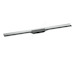 Hansgrohe RainDrain Flex - Lineární sprchový žlab s nerezovým roštem 1000, ke stěně, zkrátitelný, chrom 56053000