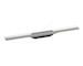 Hansgrohe RainDrain Flex - Lineární sprchový žlab s nerezovým roštem 700, do prostoru, zkrátitelný, kartáčovaná nerez 56043800