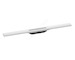 Hansgrohe RainDrain Flex - Lineární sprchový žlab s nerezovým roštem 800, do prostoru, zkrátitelný, matná bílá 56044700