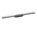 Hansgrohe RainDrain Flex - Lineární sprchový žlab s nerezovým roštem 800, ke stěně, zkrátitelný, chrom 56051000