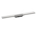 Hansgrohe RainDrain Flex - Lineární sprchový žlab s nerezovým roštem 800, ke stěně, zkrátitelný, kartáčovaná nerez 56051800
