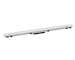 Hansgrohe RainDrain Match Plus - Sprchový žlab 100 cm, s roštem, matná bílá 56217700