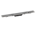 Hansgrohe RainDrain Rock - Lineární sprchový žlab 600, s roštem pro vložení dlažby, nerez 56029000