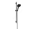 Hansgrohe Rainfinity - Set sprchové hlavice, tyče a hadice, 3 proudy, kartáčovaný černý chrom 28745340