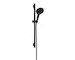 Hansgrohe Rainfinity - Set sprchové hlavice, tyče a hadice, 3 proudy, matná černá 28745670