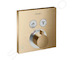 Hansgrohe Shower Select - Termostatická baterie pod omítku pro 2 spotřebiče, kartáčovaný bronz 15763140