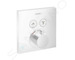 Hansgrohe Shower Select - Termostatická baterie pod omítku pro 2 spotřebiče, matná bílá 15763700