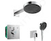 Hansgrohe  - Sprchový set s baterií pod omítku, s tělesem, průměr 25 cm, 3 proudy, chrom SANI21HHH005