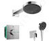 Hansgrohe  - Sprchový set s termostatem pod omítku, s tělesem, průměr 25 cm, 3 proudy, chrom SANI21HHH007