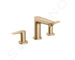 Hansgrohe Talis E - Umyvadlová baterie s výpustí, 3-otvorová instalace, kartáčovaný bronz 71733140
