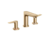 Hansgrohe Talis E - Umyvadlová baterie s výpustí, 3-otvorová instalace, kartáčovaný bronz 71733140