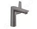 Hansgrohe Talis E - Umyvadlová baterie s výpustí, kartáčovaný černý chrom 71754340