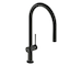 Hansgrohe Talis M54 - Dřezová baterie s výsuvnou koncovkou, kartáčovaný černý chrom 72802340