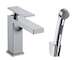 Hansgrohe Tecturis E - Umyvadlová baterie s výpustí Push-Open a bidetovou sprškou, EcoSmart, chrom 73210000