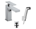 Hansgrohe Tecturis E - Umyvadlová baterie s výpustí Push-Open a bidetovou sprškou, EcoSmart, chrom 73210000
