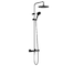 Hansgrohe Vernis Blend - Sprchový set Showerpipe 240 s termostatem, 2 proudy, EcoSmart, matná černá 26428670