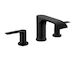 Hansgrohe Vivenis - Umyvadlová baterie s výpustí, 3-otvorová instalace, EcoSmart, matná černá 75033670