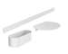 Hansgrohe WallStoris - Set koupelnových doplňků, matná bílá 27966700