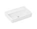 Hansgrohe Xanuia Q - Umyvadlo 55x37 cm, bez přepadu, bez otvoru pro baterii, SmartClean, bílá 61123450